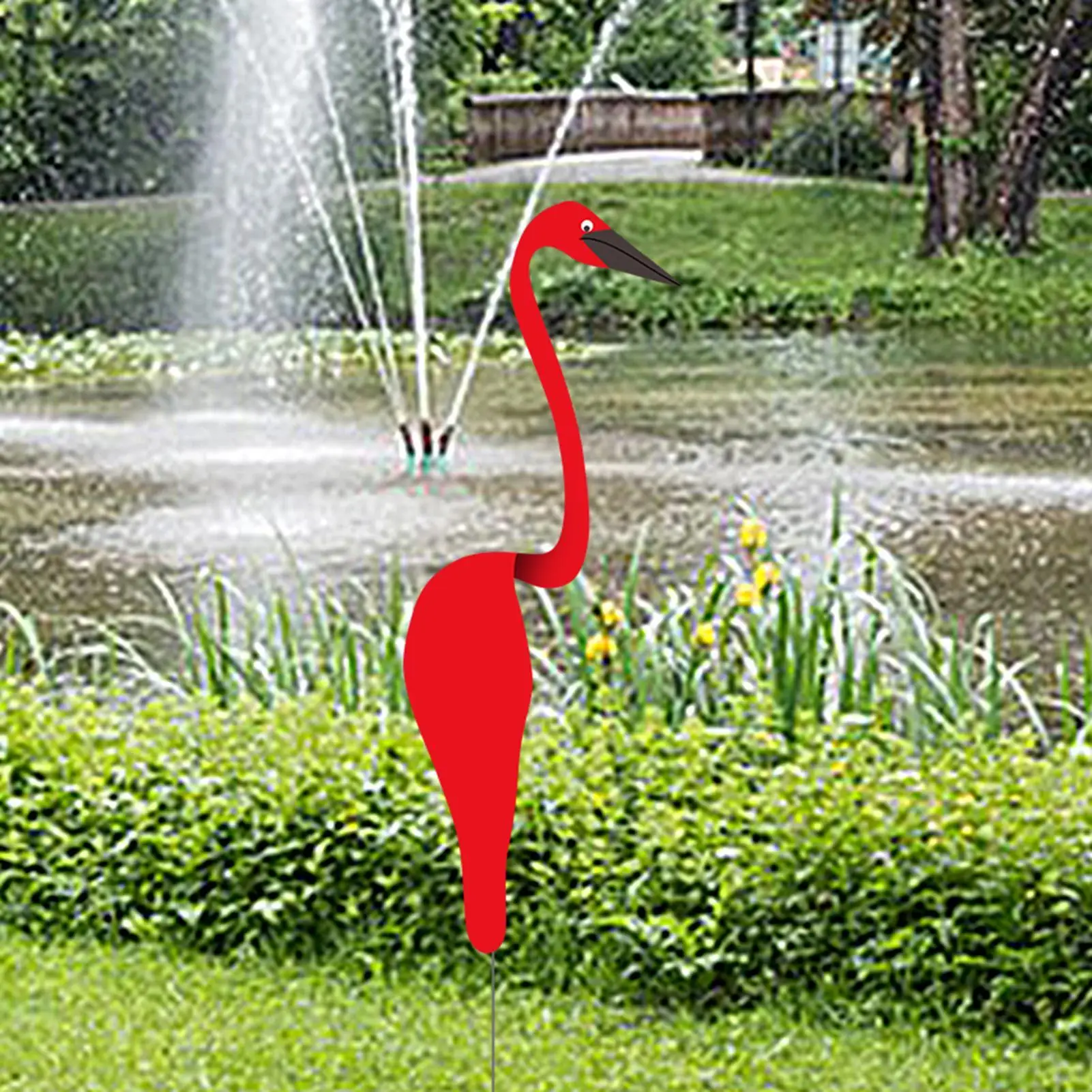 Flamingo Wind Spinner Garden Metal Art Flamingo Wind Spinner Garden Flamingo Wind Swirl Bird Metal Lawn Garden Art Decoration