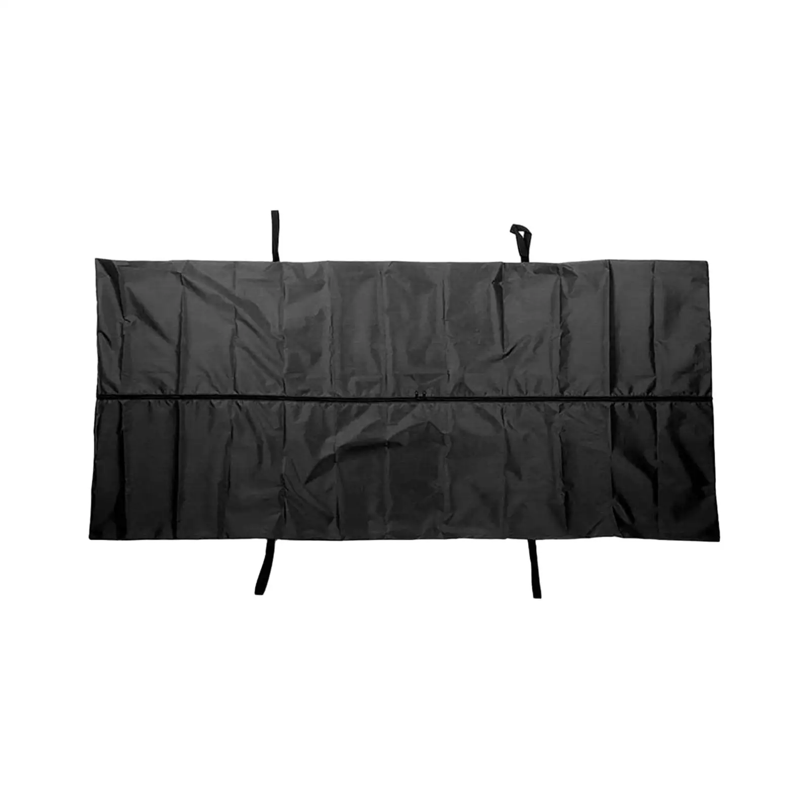 Outdoor Body Bag Stretcher Heavy Duty with 4 Handles Black 82.68'' x 29.53'' for Transporting Hiking Camping Funersals Sleeping