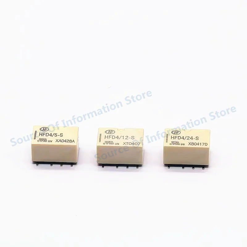 50Pcs HFD4/3/4.5/5/12/24 -SR 2A 8Pin DIP/SMD Signal Communication Relay 3V 4.5V 5V 12V 24V 100% New