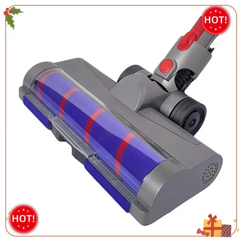 

ABLE-Anti-Tangle Cleaner Head For Dyson V7 V8 V10 V11 V15 Vacuum Attachments With Green Dust Light Switch Lock For Home