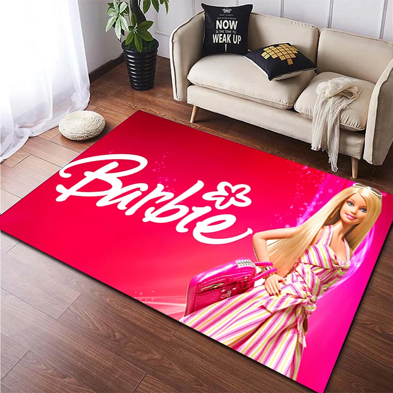 Barbie carpet for children,Living room Bedroom floor mat Kitchen mat Children\'s Bedroom Mat,bedroom decor