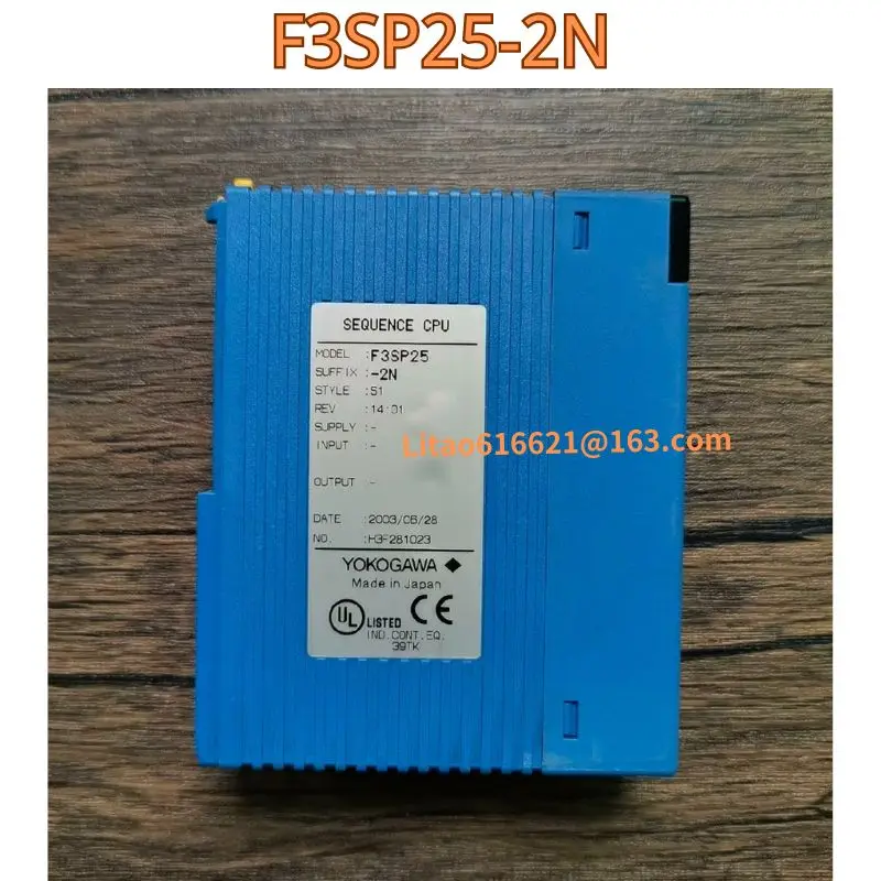 Used original disassembly PLC module F3SP25-2N F3SP25 function test OK, fast delivery