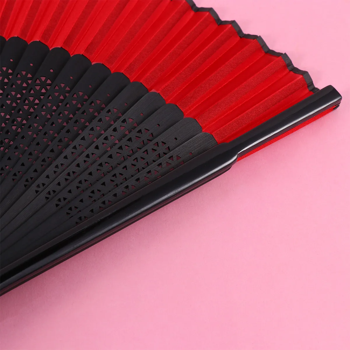 Portable Folding Fan Vintage Hollow Crafted Lightweight Handheld Dance Fan for Parties Performances Birthdays Valentines Home
