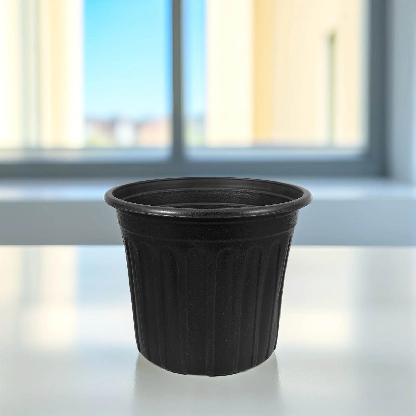 

6 PCS Seedling Pot Extra Large Nursery Pots Black Flower Clear Plastic for Plants
