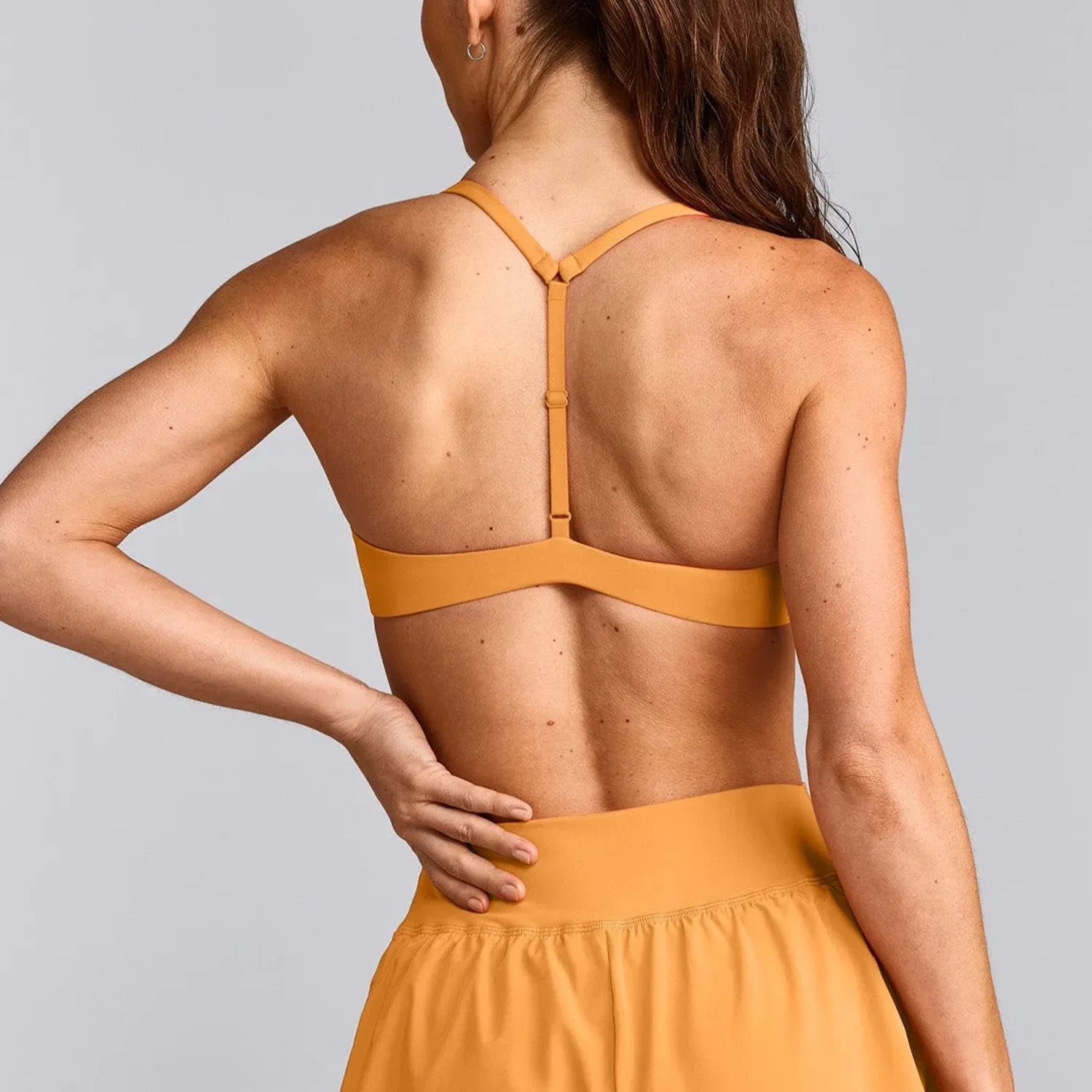 Cross-Border Yoga Pilates Fitness Sports Bra Shock-Proof Deep V Backless Workout Top Sexy Beautiful Design Outdoor Active Wear