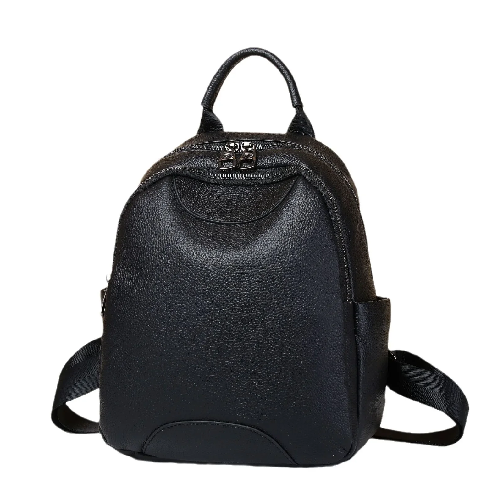 

New Fashion Cow Genuine Leather Women Backpacks Luxury Brand Female Real Natural Leather Ladies Girl Student Casual Backpack