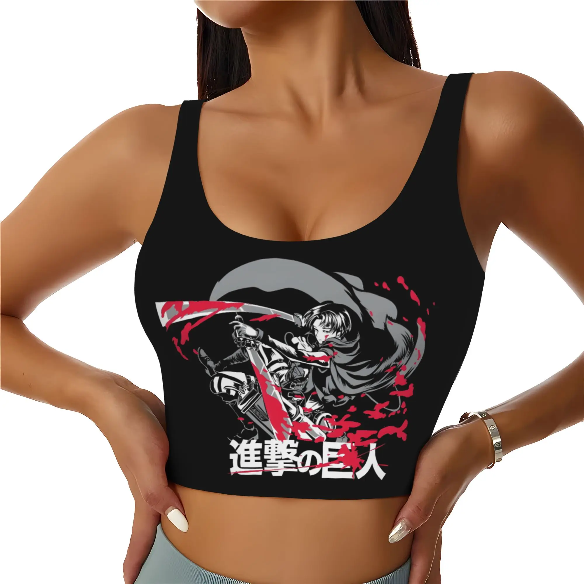 top-cropped-de-treino-para-mulheres-estilo-anime-japones-attack-on-titan-sem-costura-para-yoga-e-corrida
