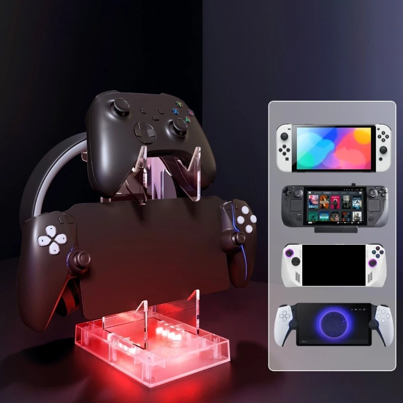 Controller-Headset-Halter, Gamepad-Ständer, Display-Regal mit 2 USB-Ladeanschlüssen