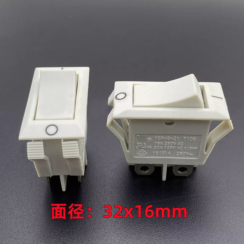 

Оригинальный переключатель корабля YSR-9-21, 4-контактный, 2-скоростной, кнопка питания, 16A250V, высокоточная деформирующая пластина, электрическая кнопка горячего горшка