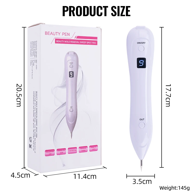 Plasma Pen Skin Warts Tags Tattoos Black Spots Papilloma Warts Moles Acne Removal Beauty Instrument Skin Care Tools USB PLUG