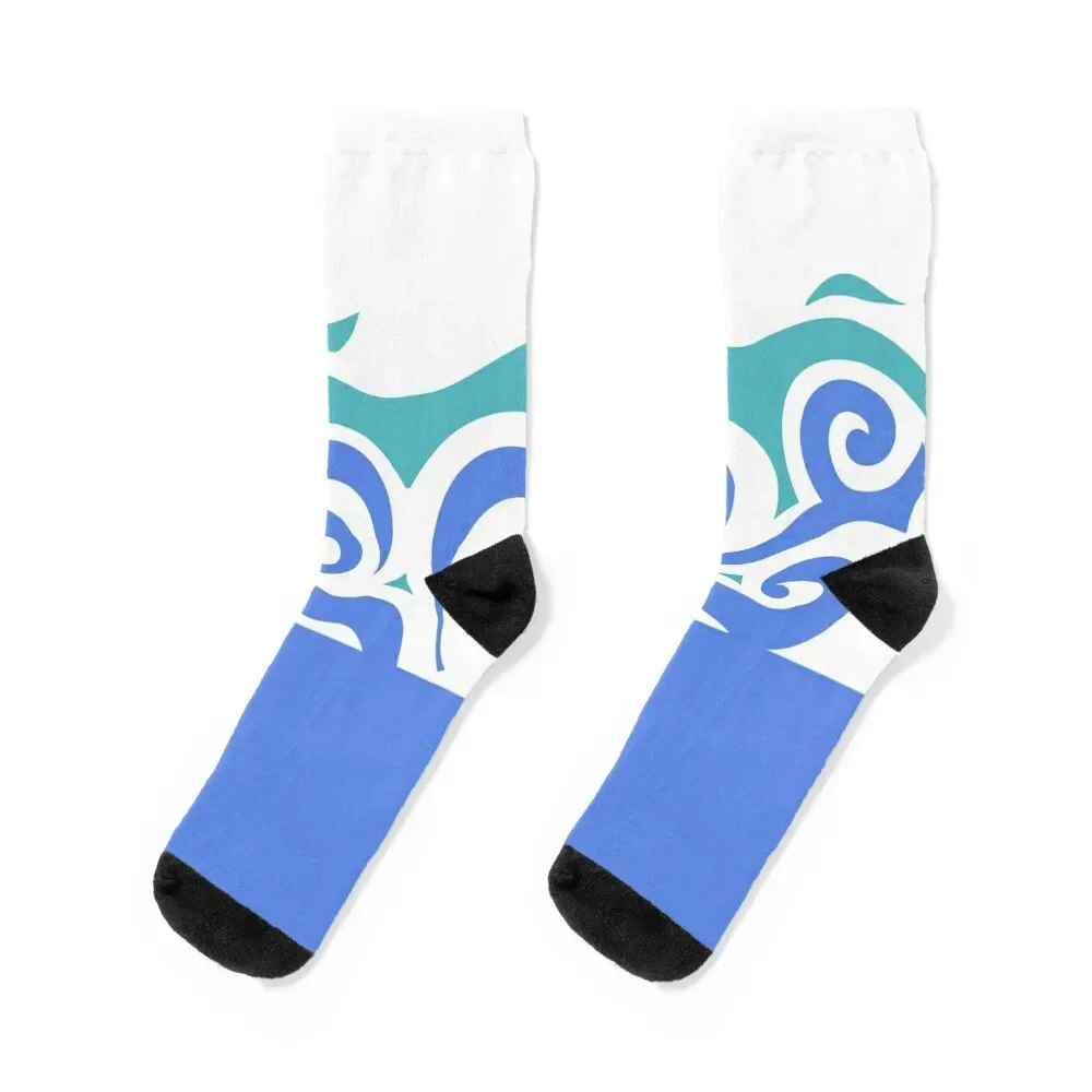 

Blue waves ocean Socks floral tennis loose Men's Socks Luxury Women's