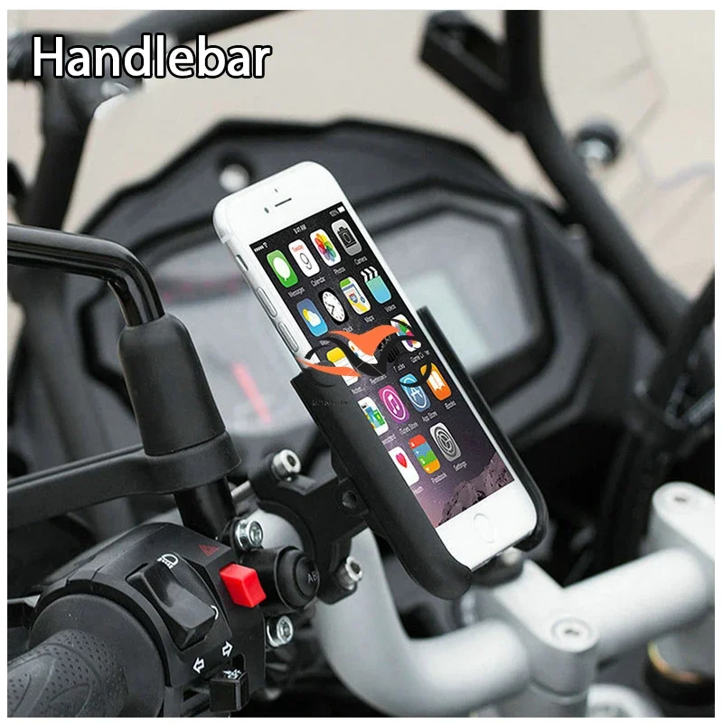 For Vespa LX LXV Sprint GTV 50 150 250 Lv50 Lvx50 Motorcycle Handlebar Phone Holder GPS Bracket Stand Accessories