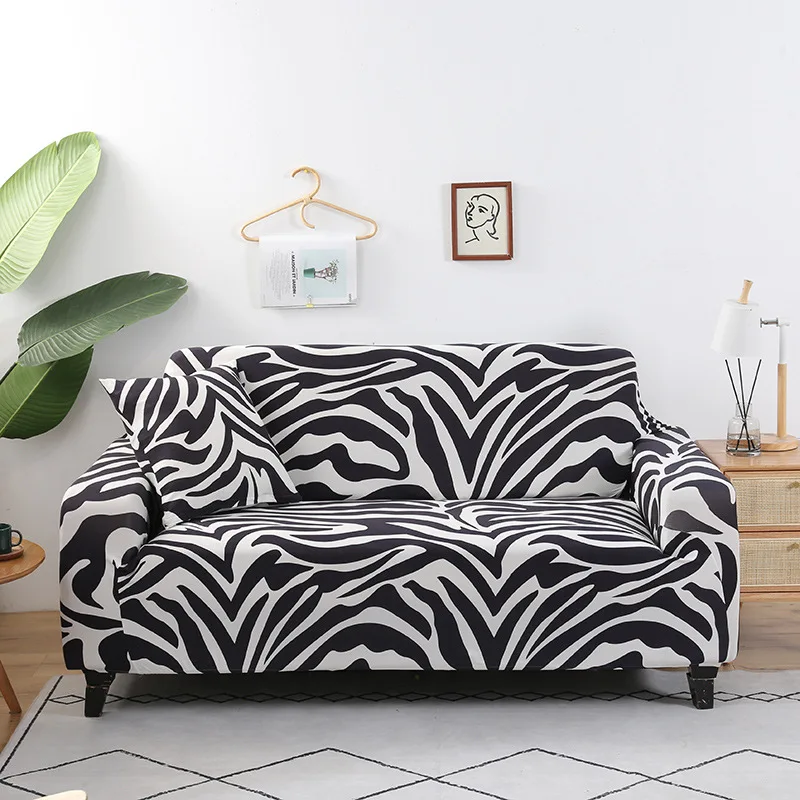 Sofa Elastic Sofa Expandable Zebra Particle Shell and Single Sofa Shell for Salon