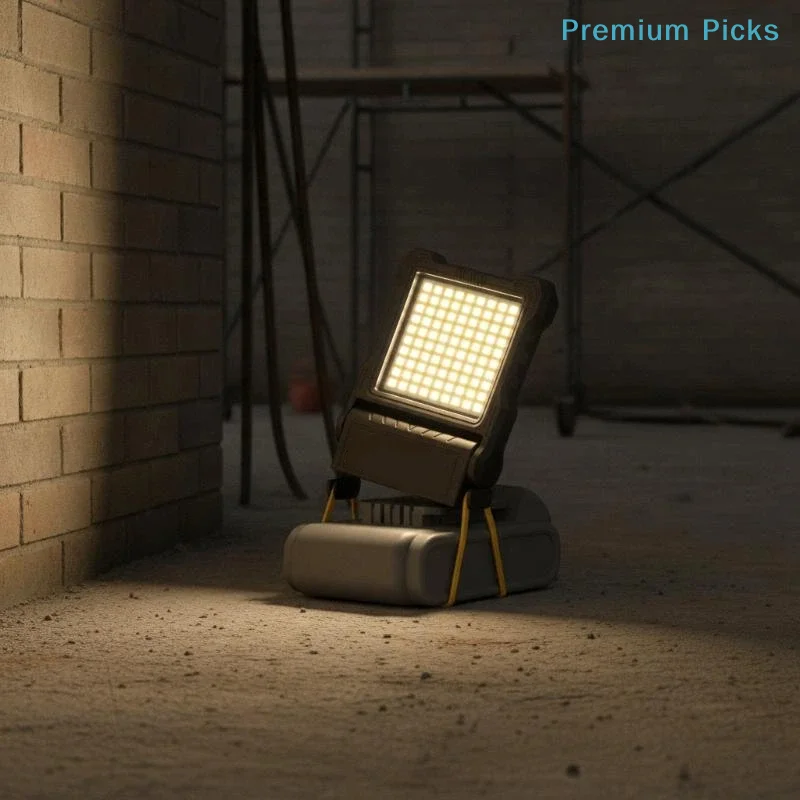 Super Bright LED Work Light Portable Long Lasting Strong Light 1PC for Outdoor Emergency Garage Repair Camping Maintenance
