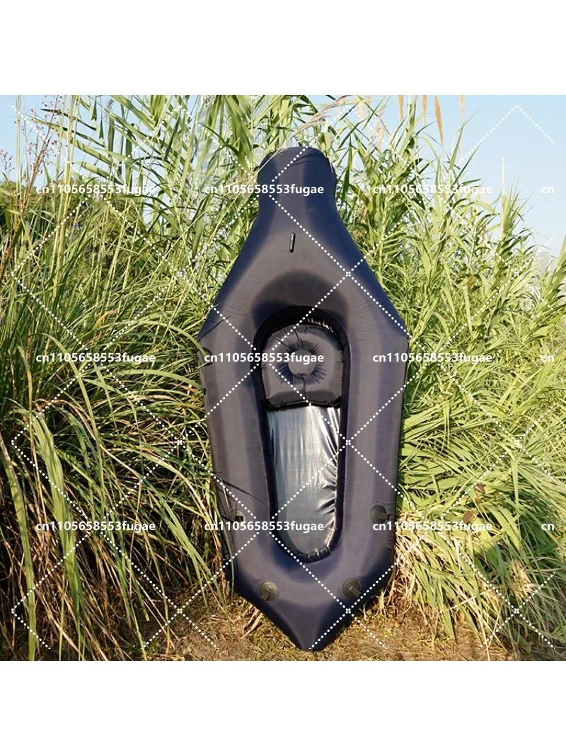 Ultralight TPU Inflatable Packraft Eco-Friendly Small Package Roll Top Closure for Outdoor Adventure And Water Sports