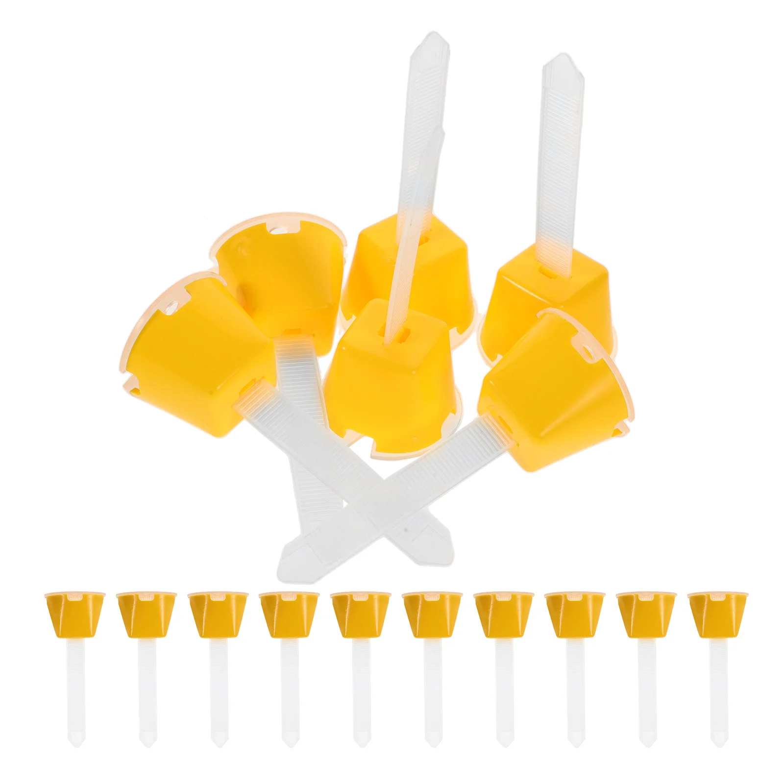 100Pcs Plastic Leveling Pins for Fast Efficient Ceramic Tile Installation with Uniform Joints and No
