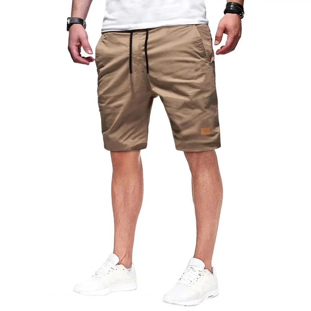 

Мужские шорты с регулируемым шнурком, свободные летние мужские шорты, регулируемые карманы на шнурке для улицы