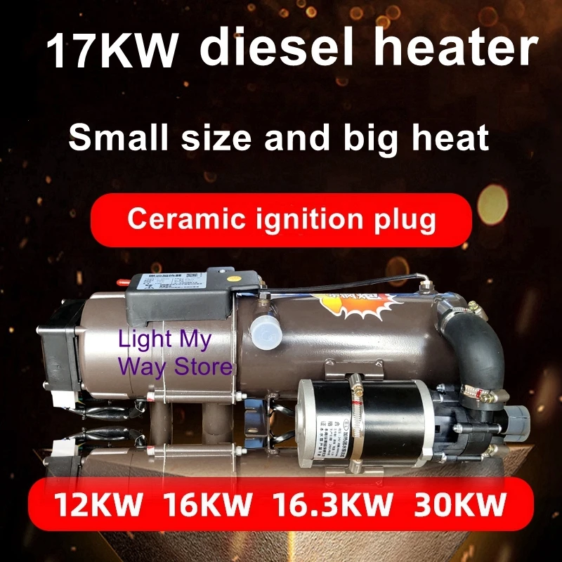 30KW 16.3KW Car Heater Diesel Warming Boiler Fuel Vehicle Diesel 12v 24v Truck Engine Preheater