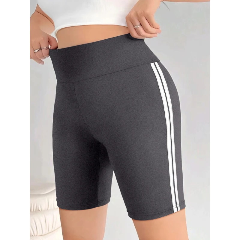 Women's Shorts Simple Versatile Straight Casual Solid Colour Trousers Street Fitness Can Wear Female Sports Five Pants