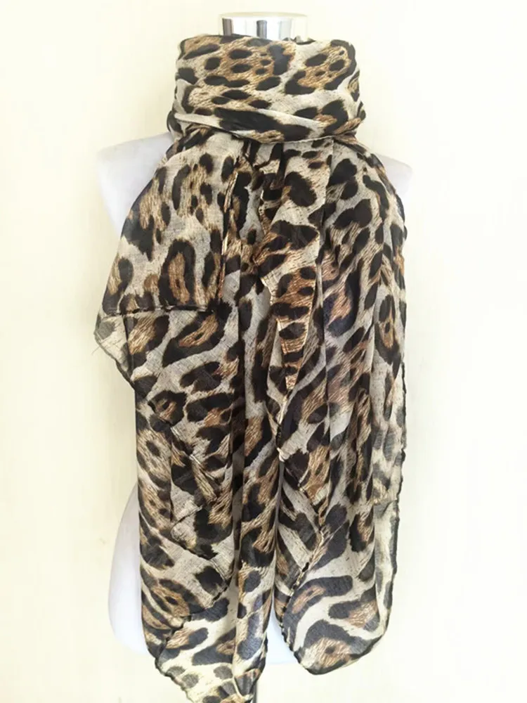 10 قطعة/الوحدة ليوبارد طباعة وشاح طويل للنساء الحجاب البوهيمي لينة مسلم الحجاب تنفس شال التفاف وشاح الحجاب الدافئة
