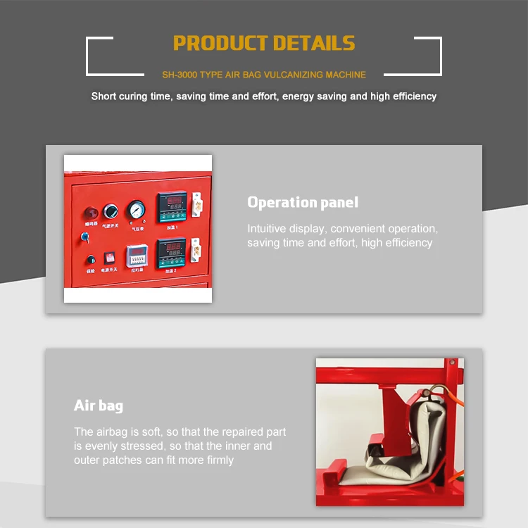 Bullet Beer Bottle Opener Flat Vulcanizing Machine Multi Functiontire Adjust Temperature Car Tire Repair Vulcanizer Machine