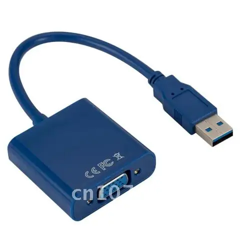 

LccKaa VGA Adapter Cable USB 3.0 External Graphic Card Video Multi-display Converter Adapter For Windows 7 8 10 PC Laptop