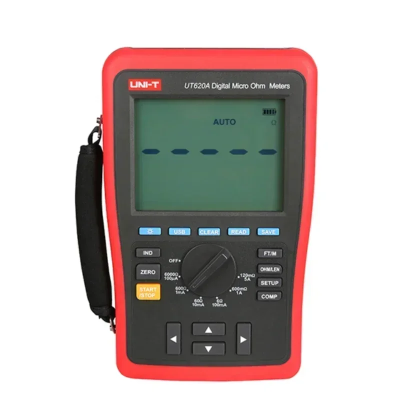 

uni-t UT620A High-Accuracy 0.25% Kelvin Four-wire Low Resistance & Wire Length Tester Micro Ohm Meter