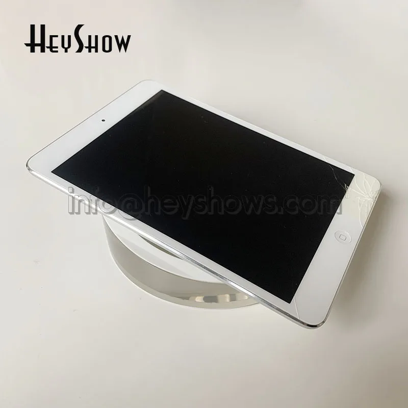 15cm Dia Tablet Acrylic Display Stand iPad Round Clear Base Holder For Apple Huawei Xiaomi Samsung Tablet Exclusive Store Show