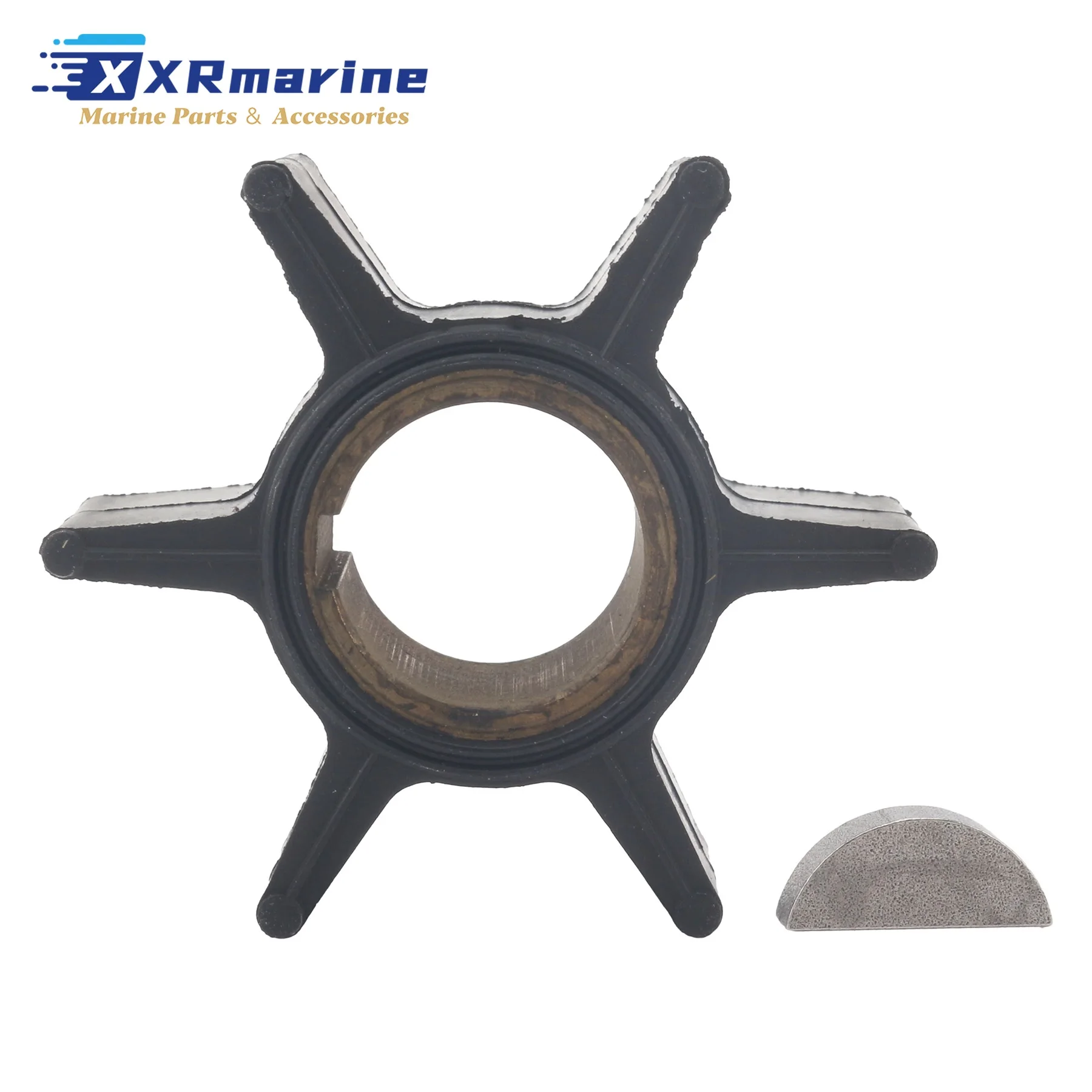 

Рабочее колесо (импеллер) с шпонкой для лодочного мотора Johnson Evinrude 2-тактный 40 л.с., артикулы 0390286, 777835, 18-3366, 89990