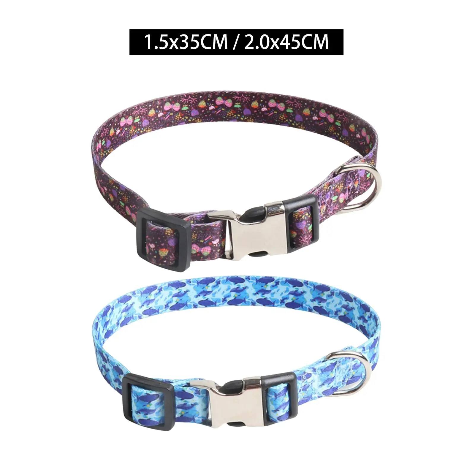 Adjustable Nylon Dog with Patterns, Soft Comfy Pet Cat for Small Medium Large Dogs