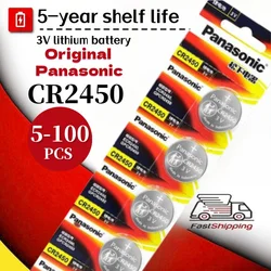 2-30PCS Panasonic CR2450 battery 3V Lithium Button cell 700mAh CR 2450 5029LC DL2450 BR2450 Cell Coin Battery for Watch toys