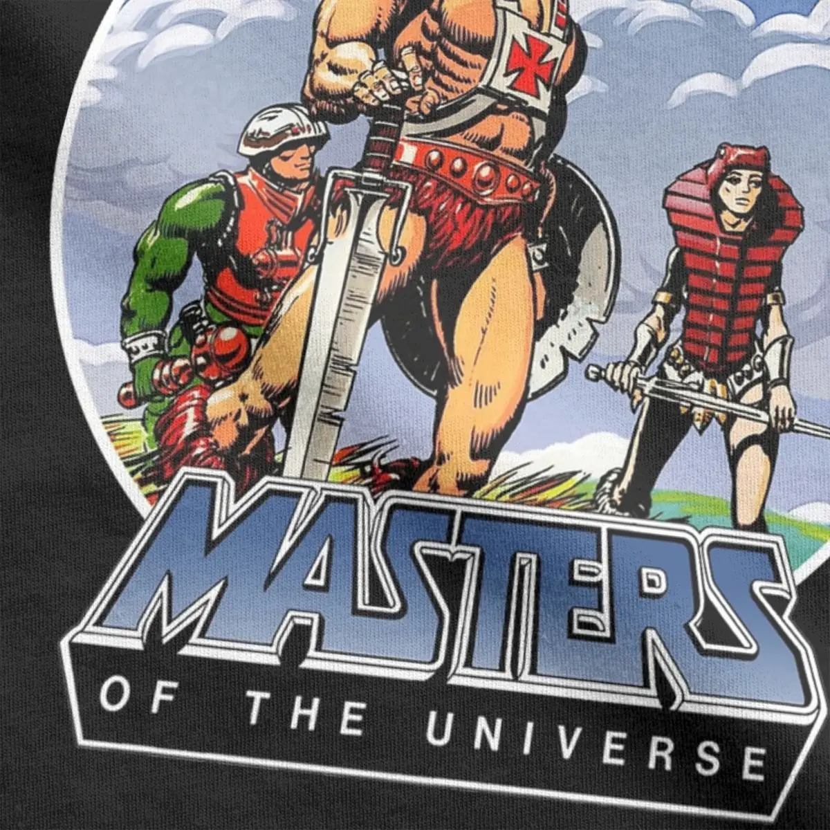 He Man Masters Of The Universe T Shirts for Men 100% Cotton T-Shirts Round Collar Tee Shirt Short Sleeve Clothes Printed