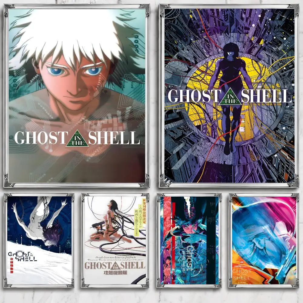 Anime G-Ghost in the Shell Japanese Manga Dark Art Poster HD Wall Decor for Bedroom Living Room Dorm Bar Cafe Gift