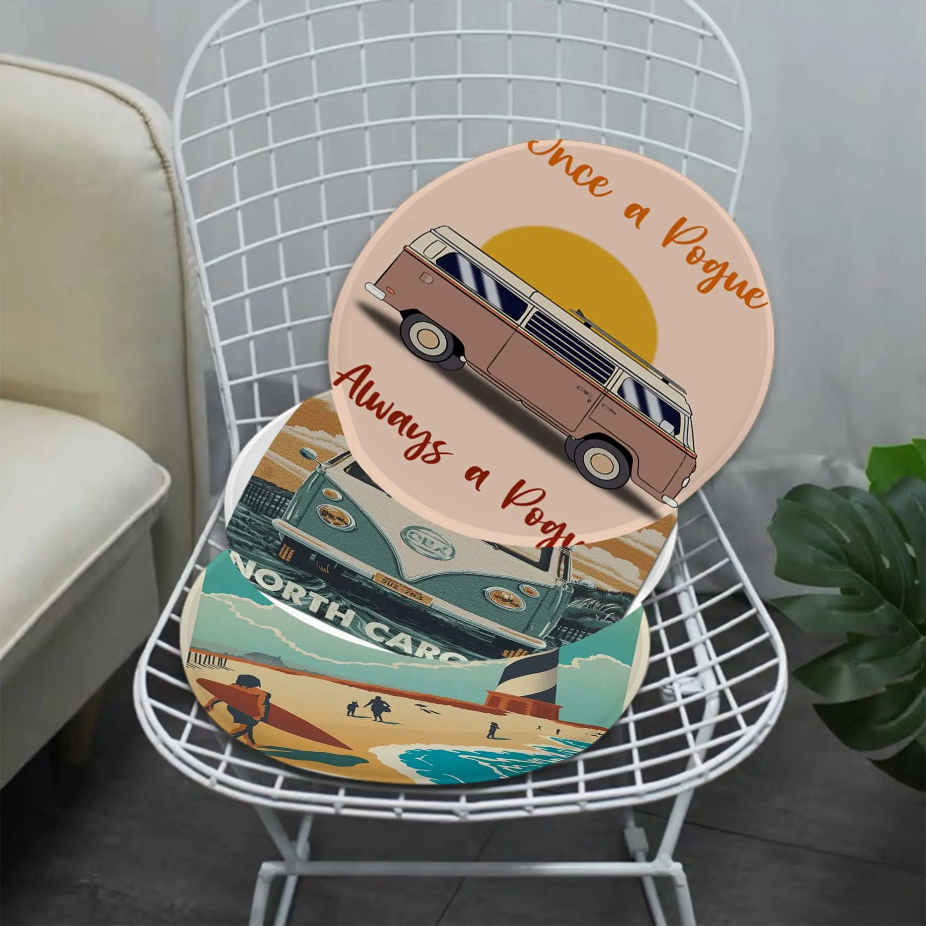 TV Show Outer Banks Retro Modern Minimalist Style Seat Cushion Office Dining Stool Pad Sponge Sofa Mat Outdoor Garden Cushions