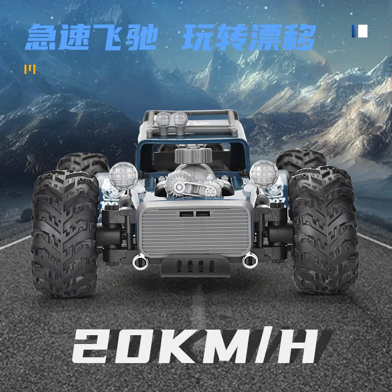 20KM/H 4WD Remote Control Cars 1:10 Scale All Terrains Off-Road Vehicle Racing Truck Rechargeable Batteries