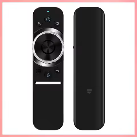 N91R-W1S Air Mouse 2.4G Wireless Voice Remote Control IR Learning Gyroscope For Android Window Linux OS For TV BOX PC Laptop