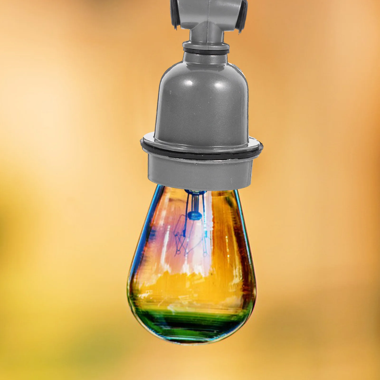 

2 шт. маленький трехсторонний держатель лампы E27 термостойкий керамический водонепроницаемый патрон для наружного освещения патрон E27