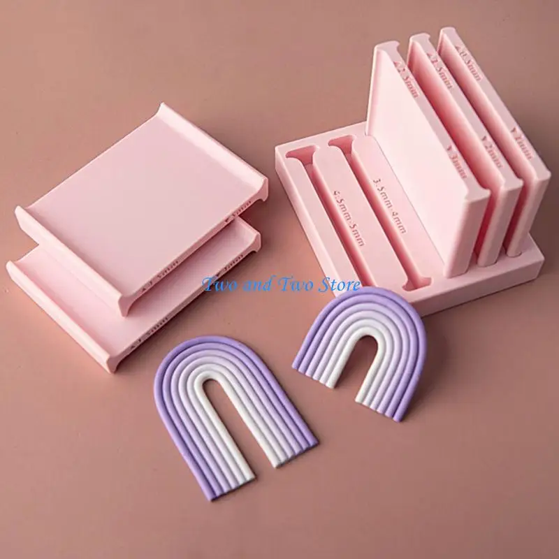 HX6F Creative Clay Thickness Control Roller for Handmade Jewelry and Craft Supplies