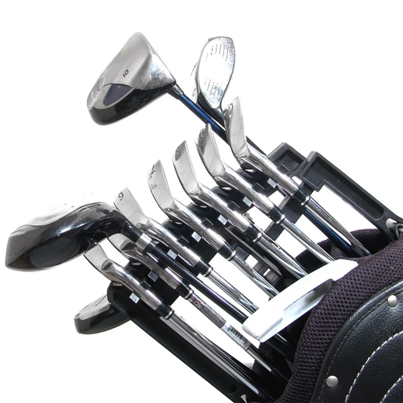 Lightweights Golf Clubs Shafts Stand 9 Iron Clubs Standing Holder AntiShake Golf Irono Clubs Holder Easy to Use