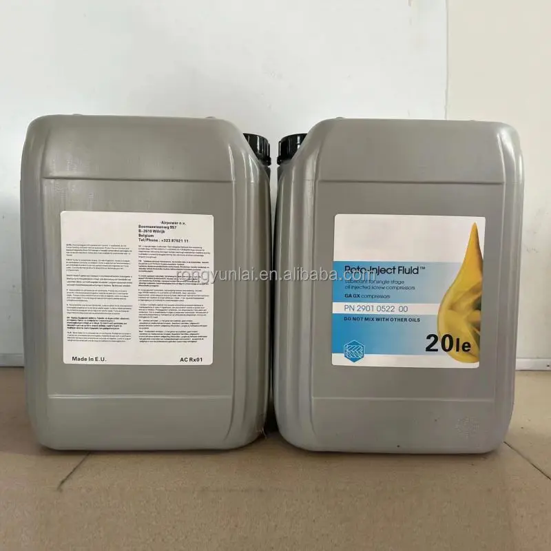 น้ำมันหล่อลื่น Roto Fluid NDURANCE 20 ลิตร สำหรับ Atlas หมายเลขชิ้นส่วน 1630-0918-00 1630091800