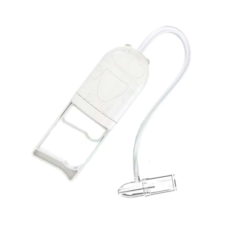 Hand Operated Baby Nose Sucker Soft Round Tip Nasal Aspirator Safe and Reusable for Newborns Toddler Boys Girls