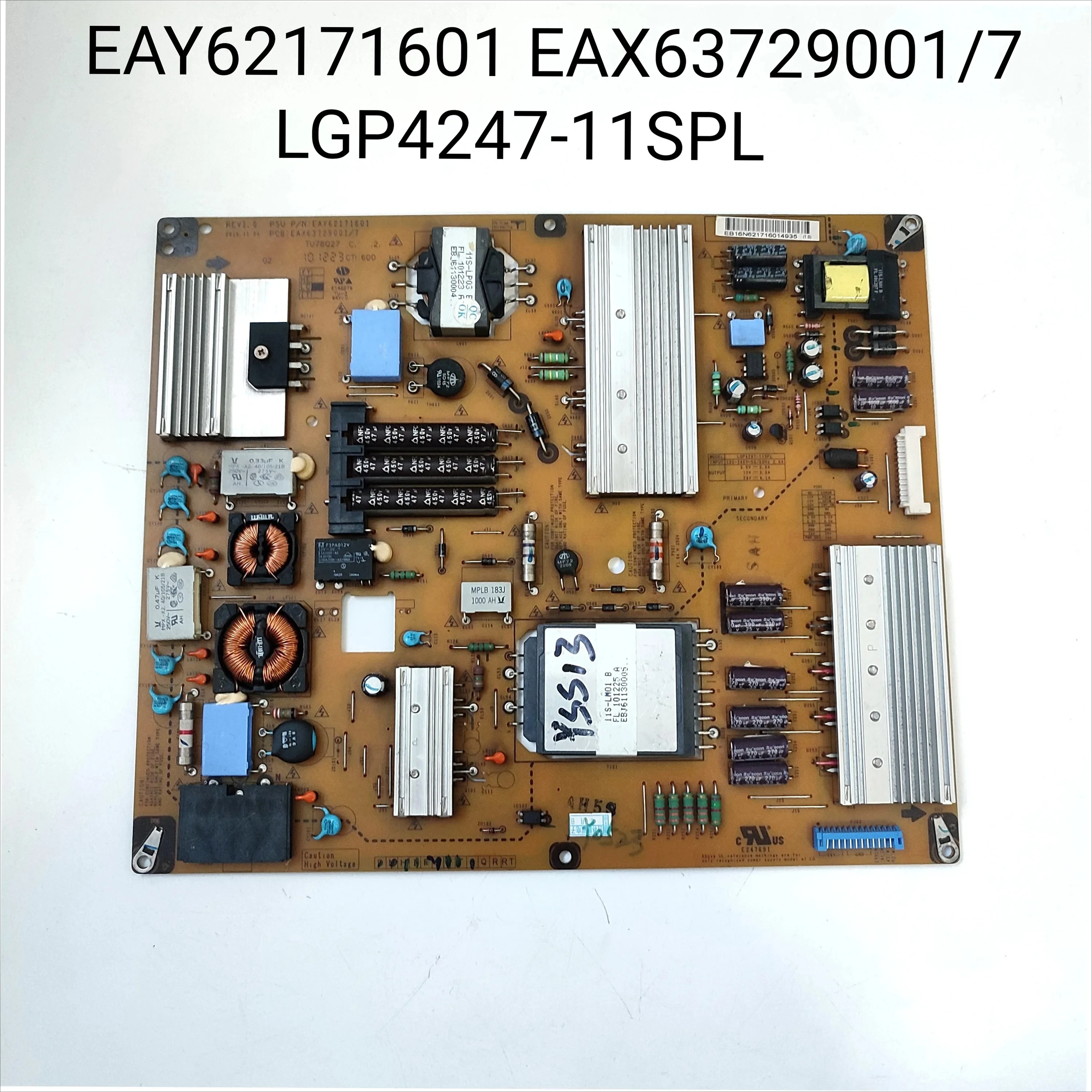 

Genuine Original REV 1.0 EAY62171601 EAX63729001/7 LGP4247-11SPL Power Supply Board for 42LV3500 42LV350042LV355B 42LV3700 TV