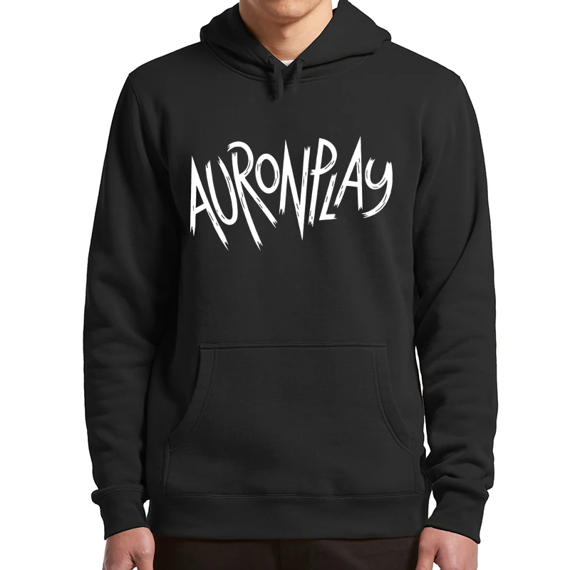 Auronplay-Sweat à capuche Smile Essential pour hommes et femmes, Pull Streetwear, YouTuber espagnol, Comédien, Basique