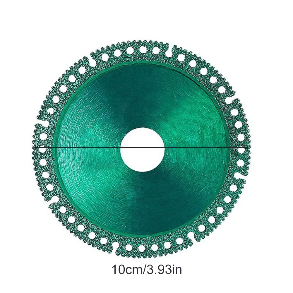 Indestructible Cutting Disc Diamond 10cm Cut Off Wheel Composite Multifunctional Marble Tile Cut for Angle Grinder