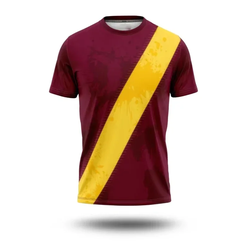 France Flag T-shirt For Men Simple Stripe 3D Print Short Sleeve T Shirts Football Jersey Comfortable Breathable Sport Top