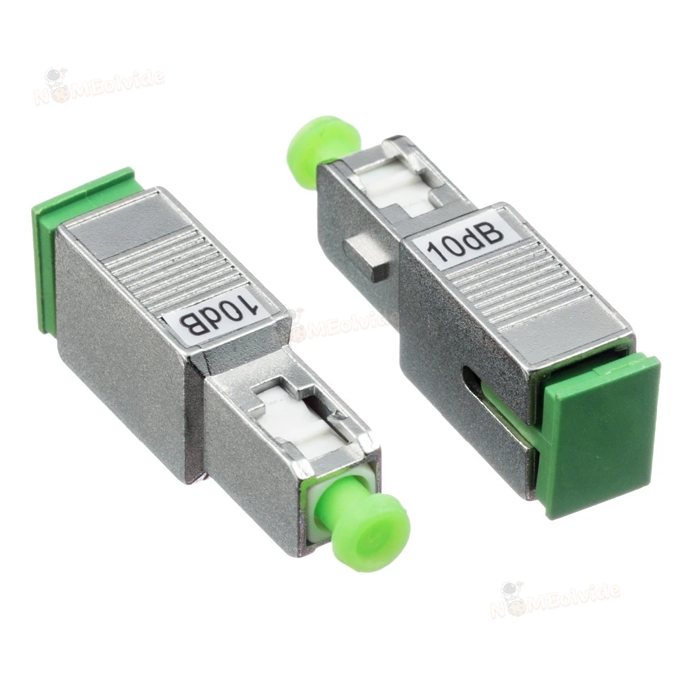 

5PCS SC APC 10bd Simplex mode fiber optic Attenuator SC 10dB metal male Fiber Attenuator FTTH attenuator