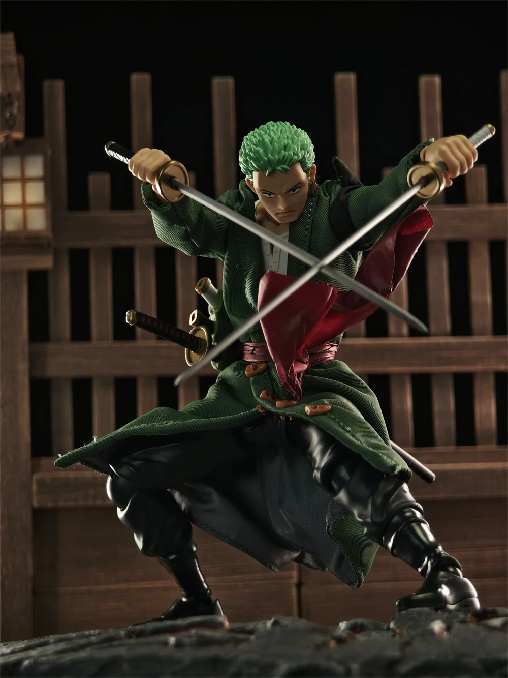 Handmade 1/12 Scale Pirate Hunter Roronoa Zoro Same Classic Style Shirt Clothing Set Accessories For Shf Action Figures - view 4