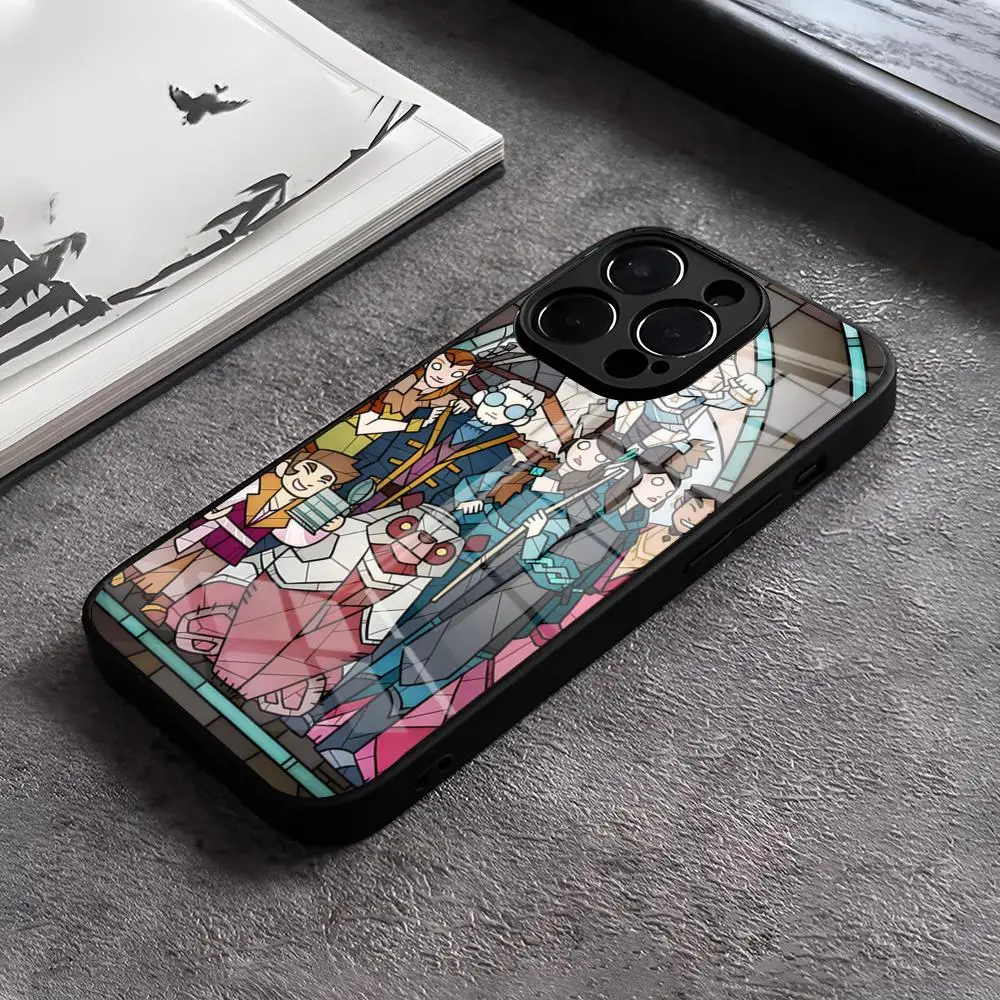 Cartoon L-Legend V-Vox Machina Phone Case For IPhone 15 Pro Max 13 12 16 Pro 11 14 Plus X XR XS 8 7 Plus SE Glass Cover