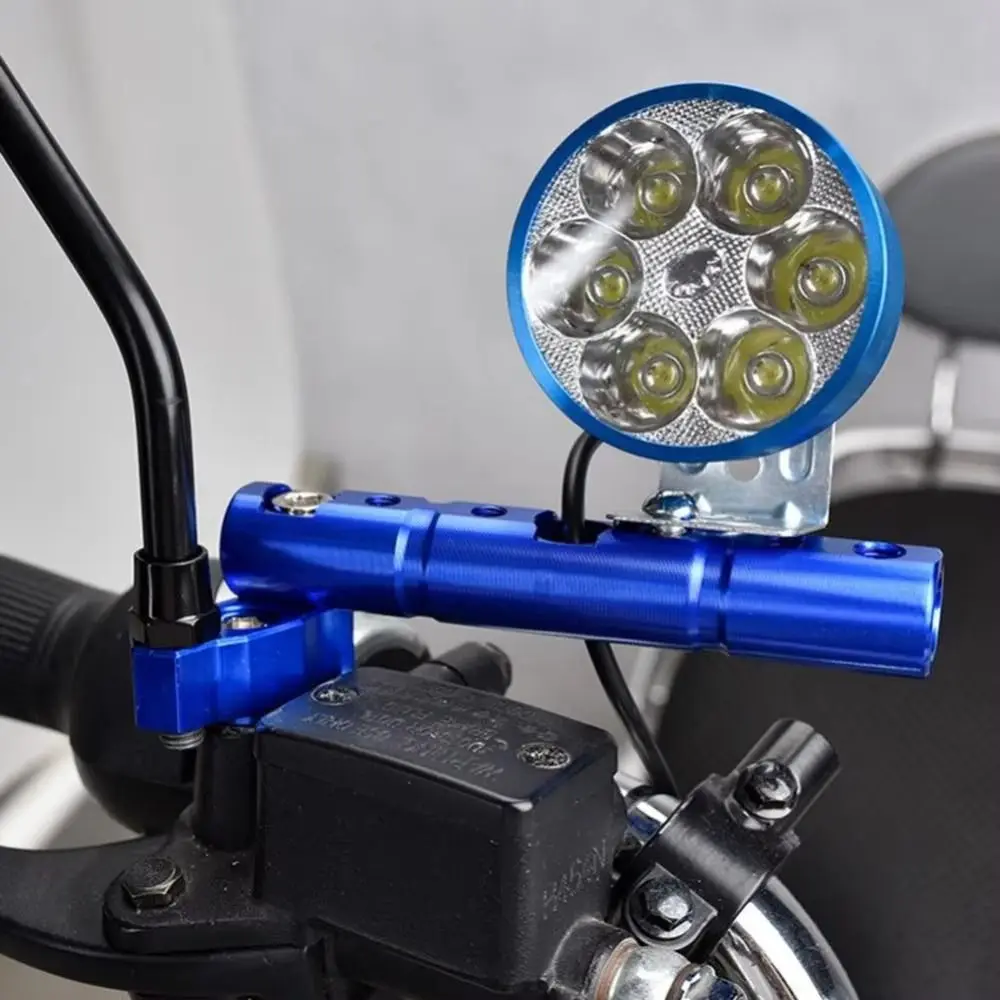 

Rotate Motorbike Spotlight Crossbar Multi-functional Aluminum Alloy Motorcycle Mirror Expansion Bracket Handlebar Supports