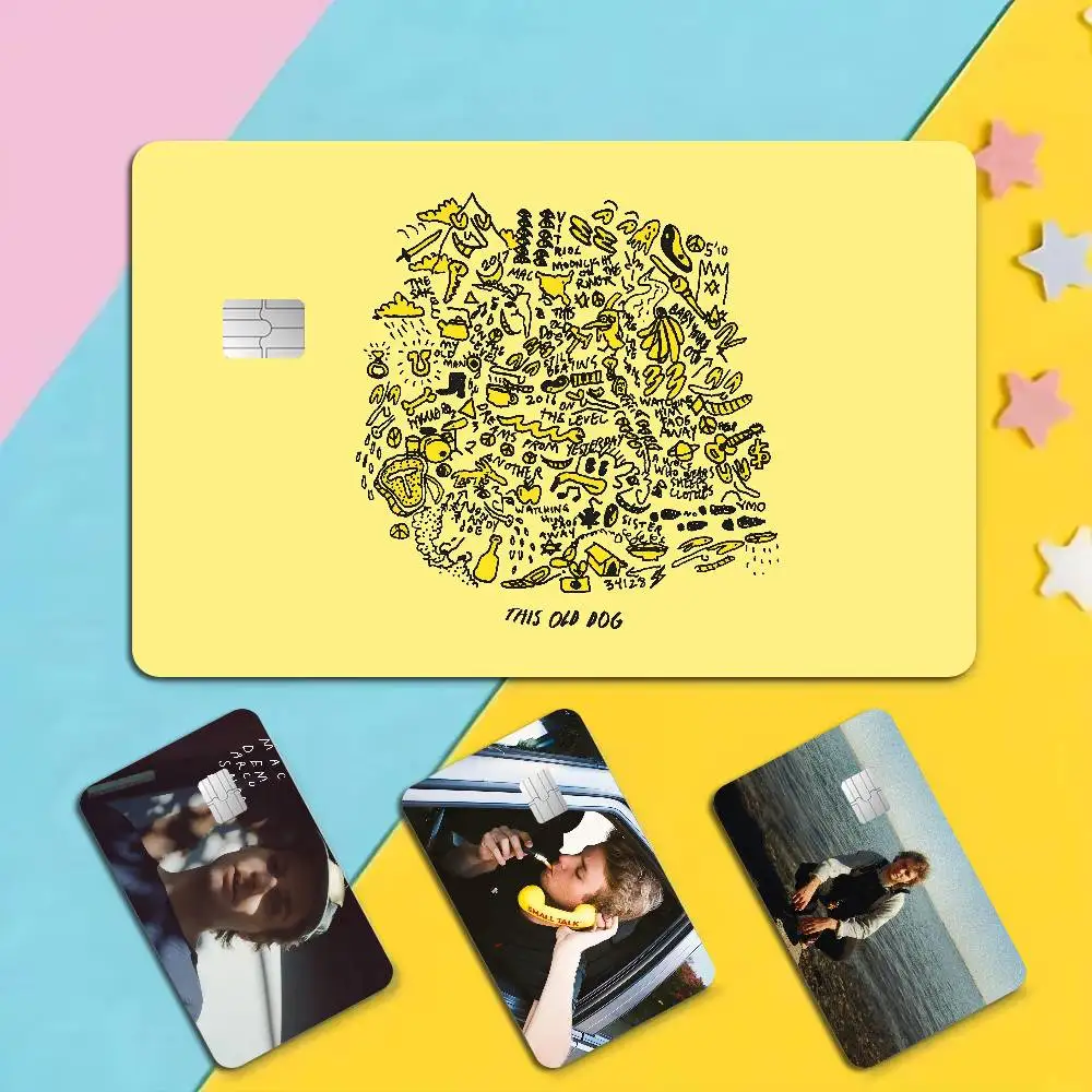 Mac DeMarco Singer Five Easy Hot Dogs Anime Matte Front Skin Film Sticker Cover For Small Chip Credit Card Debit Card